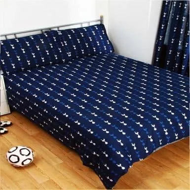 Vista 2 de Tottenham Hotspur F.C. - Juego de funda de edredón para cama doble, diseño oficial de los Spurs (reversible)