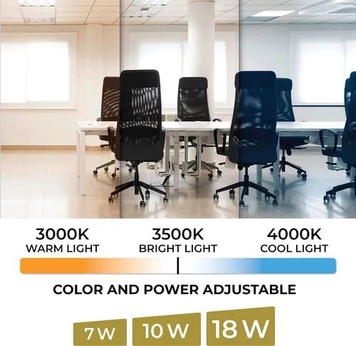 Vista 5 de Luminaria empotrable LED Luz empotrable regulable, color seleccionable 3000 K/3500 K/4000 K, brillo ajustable Clasificación húmeda