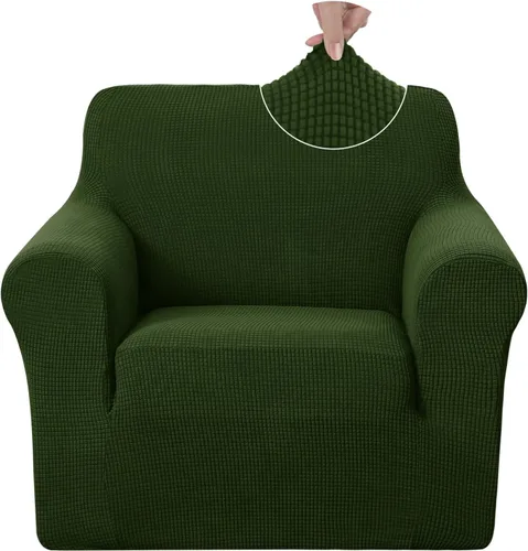 Vista 19 de U-NICE HOME Funda para sofá biplaza elástica, cubierta para sofá, funda para sillón, protector de muebles para sofá con 2 cojines, funda para sofá