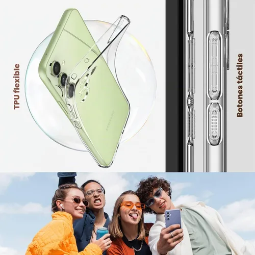 Vista 7 de Spigen Cristal líquido diseñado para Galaxy A54 5G Case (2023) - Cristal transparente