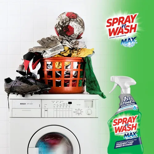 Vista 6 de Spray 'N Wash Max - Quitamanchas para ropa, 16 onzas, el empaque puede variar