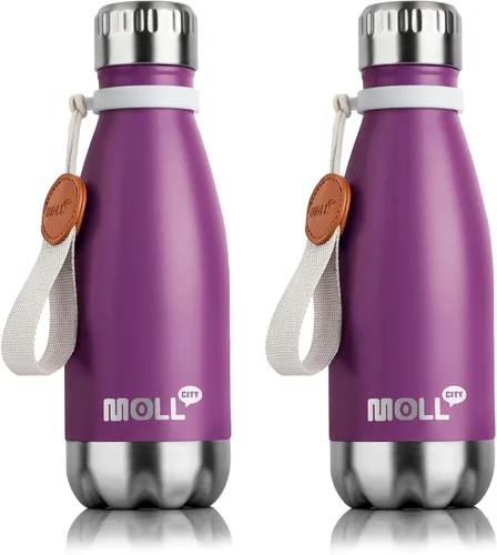 Vista 38 de Botella de Agua de 9 oz para Niños - Botella de Agua Pequeña de Acero Inoxidable para la Escuela con Aislamiento al Vacío de Metal a Prueba de Fugas