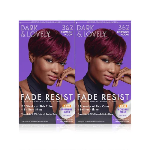 Vista 8 de SoftSheen-Carson Dark and Lovely Fade Resist - Tinte permanente y acondicionador para el cabello, de color intenso, cubre hasta el 100%