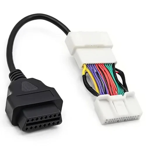 Vista 20 de cable de escaneo de diagnóstico OBD2 de 16 pines a 38 pines compatible con camiones Iveco