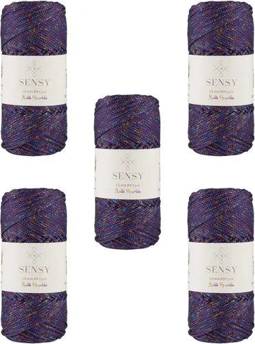 Vista 83 de Sensy Premium Cuerda de Poliéster 1.5mm (0.059 pulgadas) 164 Yardas Cuerda de Polipropileno 100% Cuerda de Macramé 1.5mm Cuerda para Bolsa