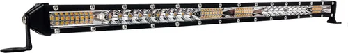 Vista 6 de Mini barra de luz LED Osram de alta salida ultra delgada de la serie M (20 pulgadas, ámbar y blanco LED)
