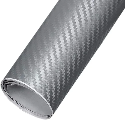 Vista 13 de Película de vinilo de fibra de carbono 3D de 50 pulgadas x 4 pulgadas, impermeable, para auto, color negro