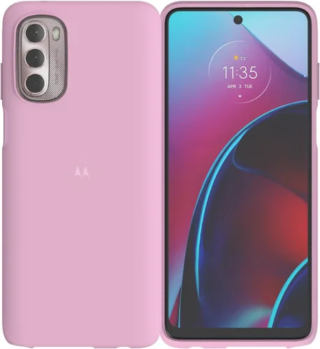 Vista 4 de Motorola Moto G Stylus (2022) Funda Protectora - Ajuste de precisión, elegantes fundas absorbentes de golpes para teléfonos - Rosa atardecer