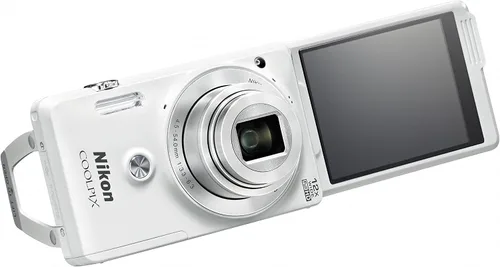 Vista 5 de Nikon COOLPIX S6900 - Cámara digital de 16 MP con zoom de 12x, color blanco natural (versión internacional, sin garantía)