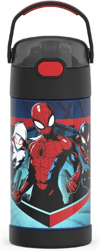 Vista 41 de THERMOS FUNTAINER Botella de agua con pajita, 12 onzas, Avengers