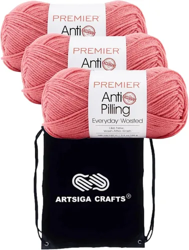 Vista 12 de Premier Yarns Antibolitas para todos los días Blancanieves 100-1 Dn100-1-Snow-White