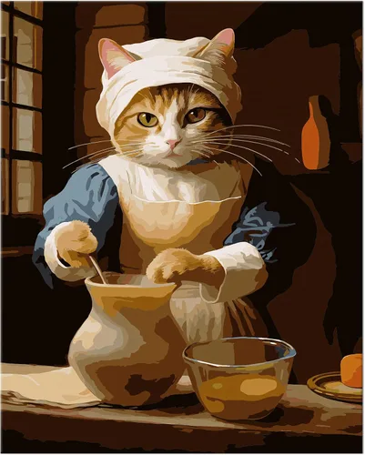 Vista 9 de NiArt Pintura por números para adultos principiantes, pintura por números sobre lienzo para niños, kits de pintura al óleo para regalo decoración