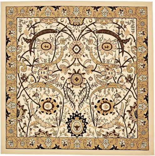 Vista 19 de Unique Loom Espahan Collection - Alfombra de área Cape Cod (2 pies 2 pulgadas x 3 pies 1 pulgada, rectangular, azul/negro)