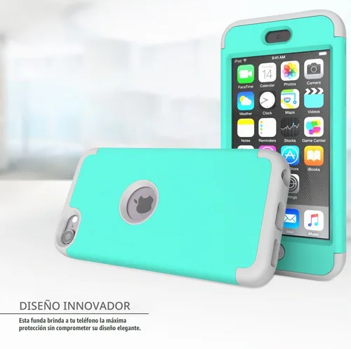 Vista 2 de Funda iPod Touch 5, iPod Touch 6, funda resistente a impacto fuertes SLMY (TM), funda protectora para iPod Apple Touch 5ta y 6ta