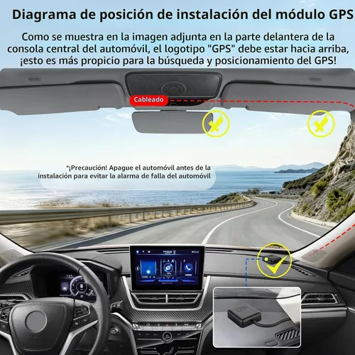 Vista 8 de Mangoal 4K Dash Cam para Ford Expedition/Expedition MAX 2018-2027 Aspecto OEM, video UHD 2160P, WiFi y aplicación, GPS, tarjeta de 64 GB
