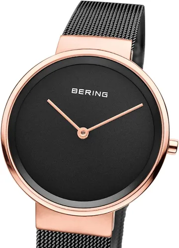 Vista 3 de BERING Reloj analógico unisex de cuarzo con correa de acero inoxidable