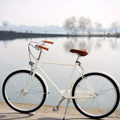 Vista 3 de Luz vintage para bicicleta, caja de metal clásica, faro delantero brillante para bicicleta nocturna, seguridad retro, suministros de bicicleta