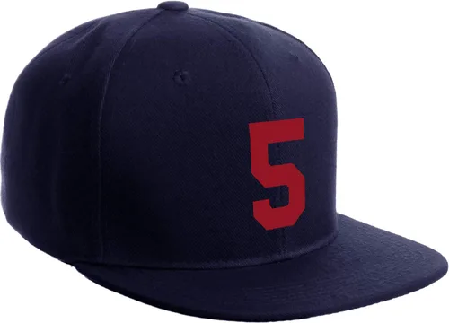 Vista 91 de Número de equipo modificado para requisitos particulares del jugador del color del sombrero del Snapback de la visera plana clásica de la visera