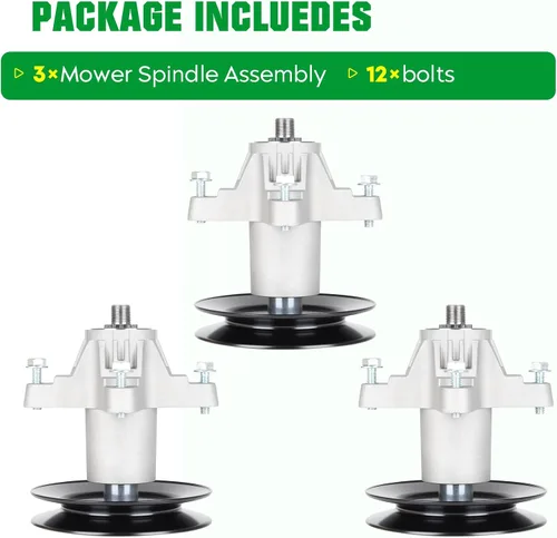 Vista 6 de 618-05137 Conjunto de husillo 918-05137 119-8445 apto para Cub Cadet/MTD cubierta de 54 pulgadas Z6600 RZT-L54KH RZT-L54KW RZT-S54, apto para Toro