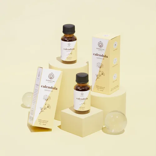 Vista 5 de Aceite de caléndula – Aceite portador de primera calidad Nutritivo para la piel, la cara, el cuerpo, la revitalización del cabello Hidratante