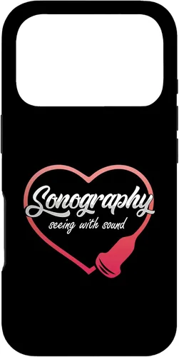 Vista 30 de Sonography Seeing with Sound Ultrasonido Ecografía Medicina Case para iPhone 17