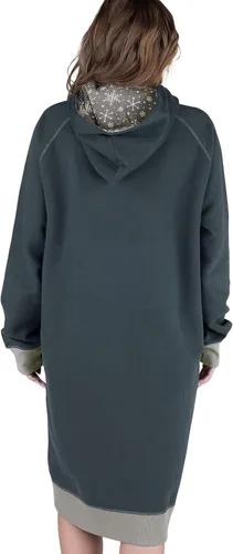 Vista 81 de Lazy One Sudadera con capucha de gran tamaño, ropa de dormir cómoda, vestido de suéter para mujer