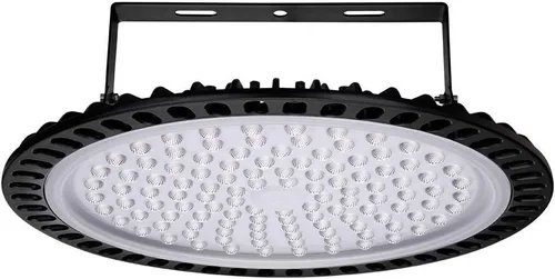 Vista 3 de Viugreum Paquete de 10 luces LED UFO de 500 W, 50000 lúmenes, 6500 K, luz diurna blanca ultra fina, iluminación LED de almacén, IP65 impermeable