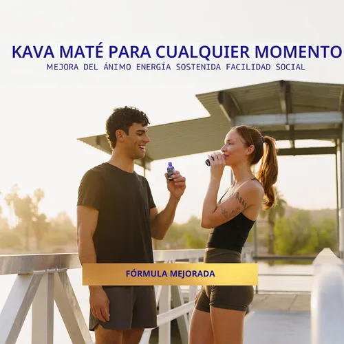 Vista 2 de Botanic Tonics feel free Kava Mate - Energía natural con raíz de kava y yerba mate - Mejora del estado de ánimo y energía sostenida - Sabor mejorado