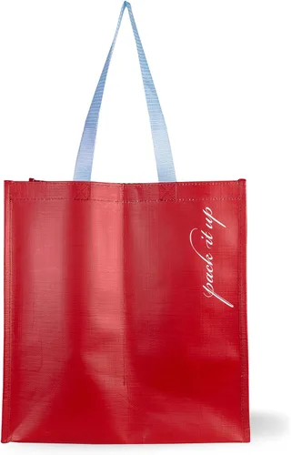 Vista 13 de Kate Spade New York Bolsa de compras reutilizable, bolsa de comestibles con correas para el hombro, bolsa plegable grande