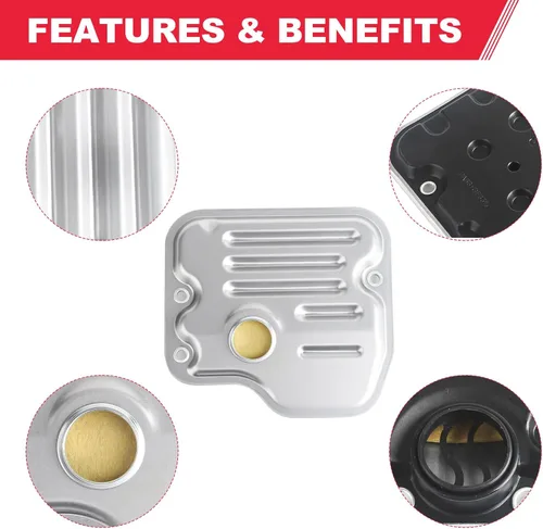 Vista 4 de Filtro de transmisión automática con kit de juntas para transmisión U250E U151E U151F - Toyota Lexus Camry Highlander RAV4 Sienna Avalon ES330 RX330