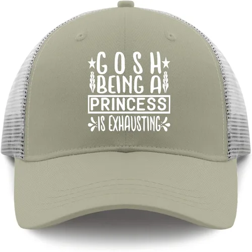 Vista 9 de devor Hat Coash Being a Princess is Exhausting Dad Hat, Graphic Baseball Cap for Women