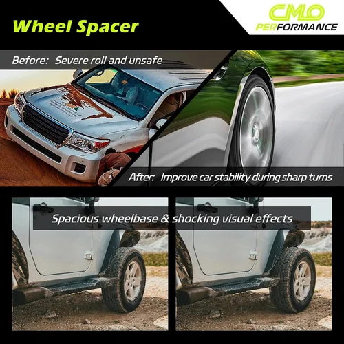Vista 3 de Customadeonly Espaciadores de Llanta 5x120 para Camaro 2010-2024, Impala 2014-2020, Corvette C8 2020-2024, CTS 2008-2019, CT5 2020-2023