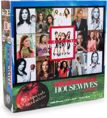 Vista 2 de Desperate Housewives Collage - Rompecabezas de 1000 piezas, rompecabezas para adultos, 28 x 20 pulgadas