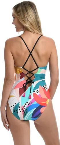 Vista 2 de Traje de baño de una pieza Mio Lencería Rouched Body