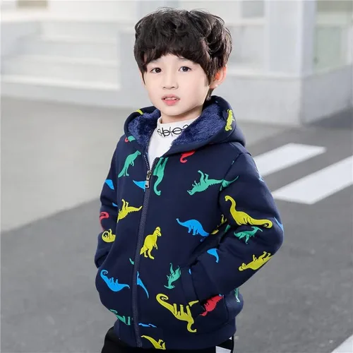 Vista 5 de Chaqueta con forro polar Sherpa para niños y niñas de 2 a 14 años