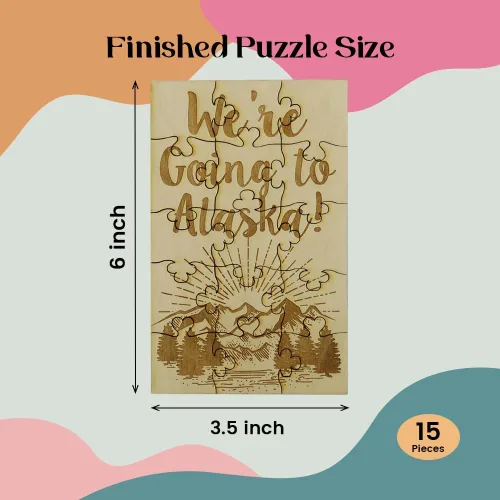 Vista 2 de FashionJunkie4Life Vamos a Alaska Puzzle, tilo