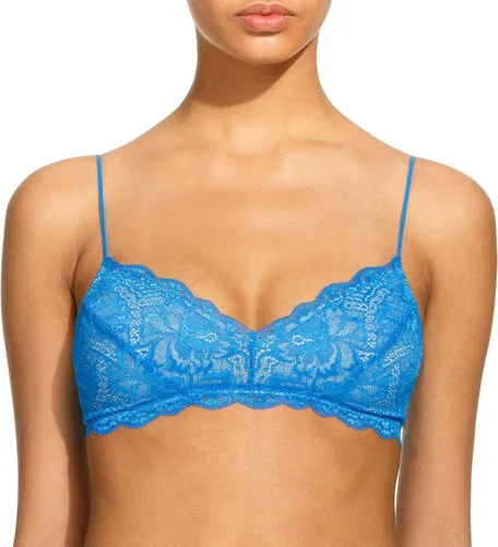 Vista 3 de Women's Comfortable Wireless Lace Bralette with Triangle Cups and Adjustable Straps