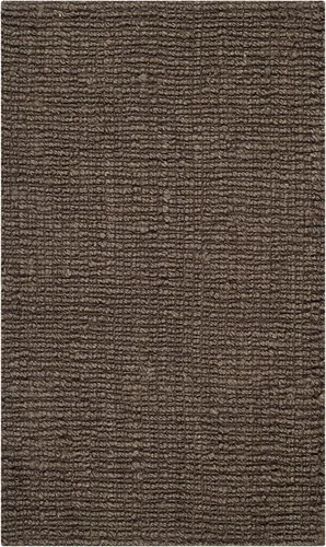 Vista 2 de SAFAVIEH Alfombra 2x3 - Colección de fibra natural - Marrón, yute hecho a mano, estilo granja, textura gruesa de pelo grueso (NF447D)