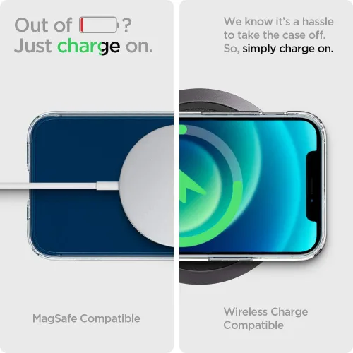 Vista 6 de Spigen Funda para iPhone 12 Mini, ultra híbrida, sin anillo magnético, antiamarilleo, transparente