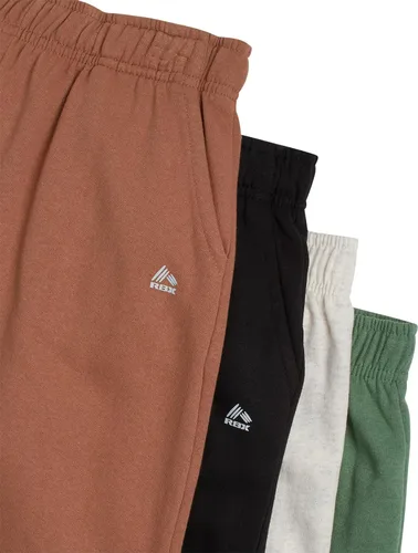Vista 2 de RBX Pantalones deportivos para niños - Paquete de 4 pantalones deportivos de forro polar (talla 8-16)
