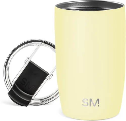 Vista 13 de Simple Modern Taza de café de viaje Tumbler con tapa abatible Reutilizable, aislada, de acero inoxidable, taza de café helado Cold Brew, termo