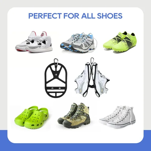 Vista 5 de Clip para calzado deportivo y viaje de escalada al aire libre, accesorio deportivo con clip para calzado, cuelga zapatos adicionales, botas o