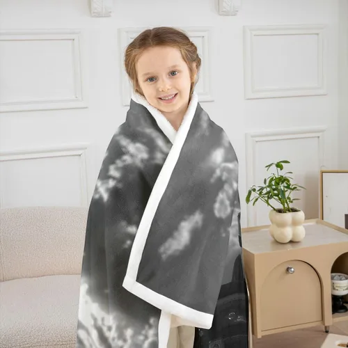 Vista 3 de Golf Printed Bed Blanket,Golf Club Lovers Blankets for Couch or Bed,Sports Theme Ball Game Fleece Blanket Soft Warm,Black Bedding for Kids Adults
