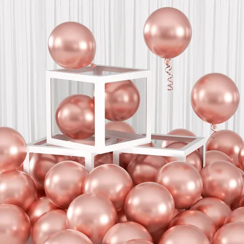 Vista 16 de 100 globos negros pequeños de 5 pulgadas, kit de mini globos negros de 5 pulgadas para Halloween, aniversario, cumpleaños, Año Nuevo, decoraciones