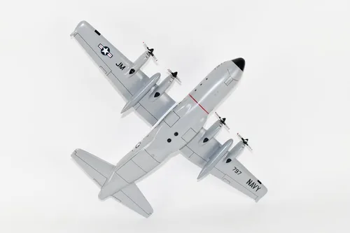 Vista 7 de Lockheed Martin® C-130F Hercules®, VR-24 Det Rota (1978) Model, 21" Mahogany Scale