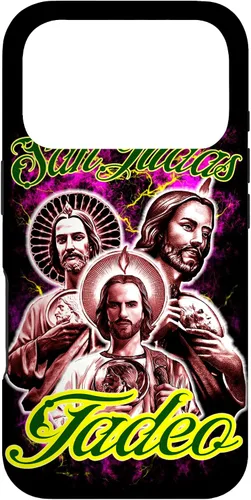 Vista 30 de San Judas Tadeo Santo patrón de las causas Jude El Apóstol - Carcasa para iPhone 17