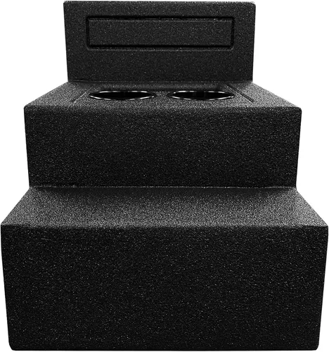 Vista 3 de Rockville REC135 - Subwoofer de 12 pulgadas para consola central con cajón ventilado y forro