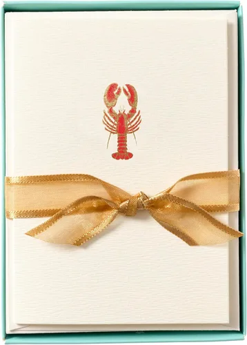 Vista 38 de Graphique Tarjetas de Apple, paquete de 10 tarjetas con sobres, saludos para todas las ocasiones, interior en blanco, relieve de lámina dorada