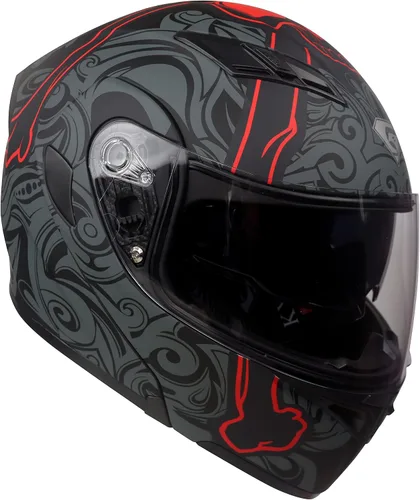Vista 14 de KYPARA Casco modular de doble visera abatible de cara completa para motocicleta con certificación DOT de impresionismo