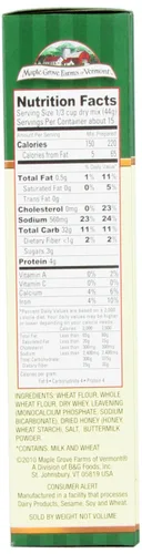 Vista 2 de Maple Grove Farms Mezcla para panqueques de suero de leche y miel, 24 onzas (paquete de 6)